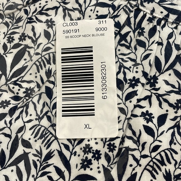 LOFT | Scoop Neck Blouse | XL - Picture 6 of 7